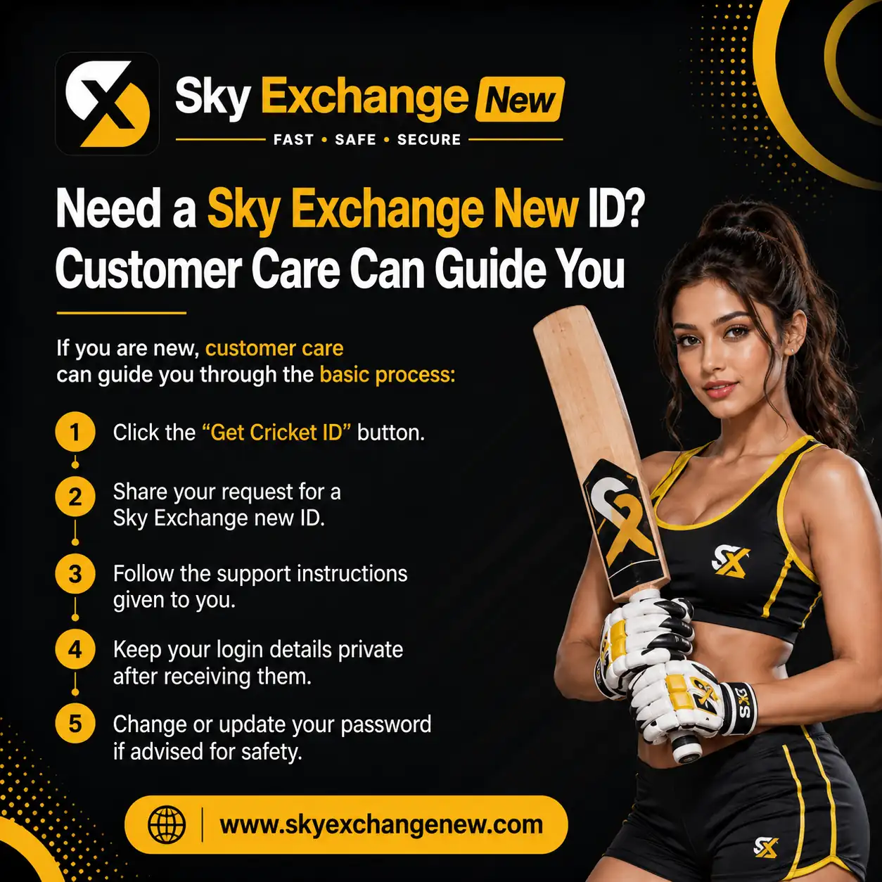 Need a Sky Exchange New ID? Customer Care Can Guide You