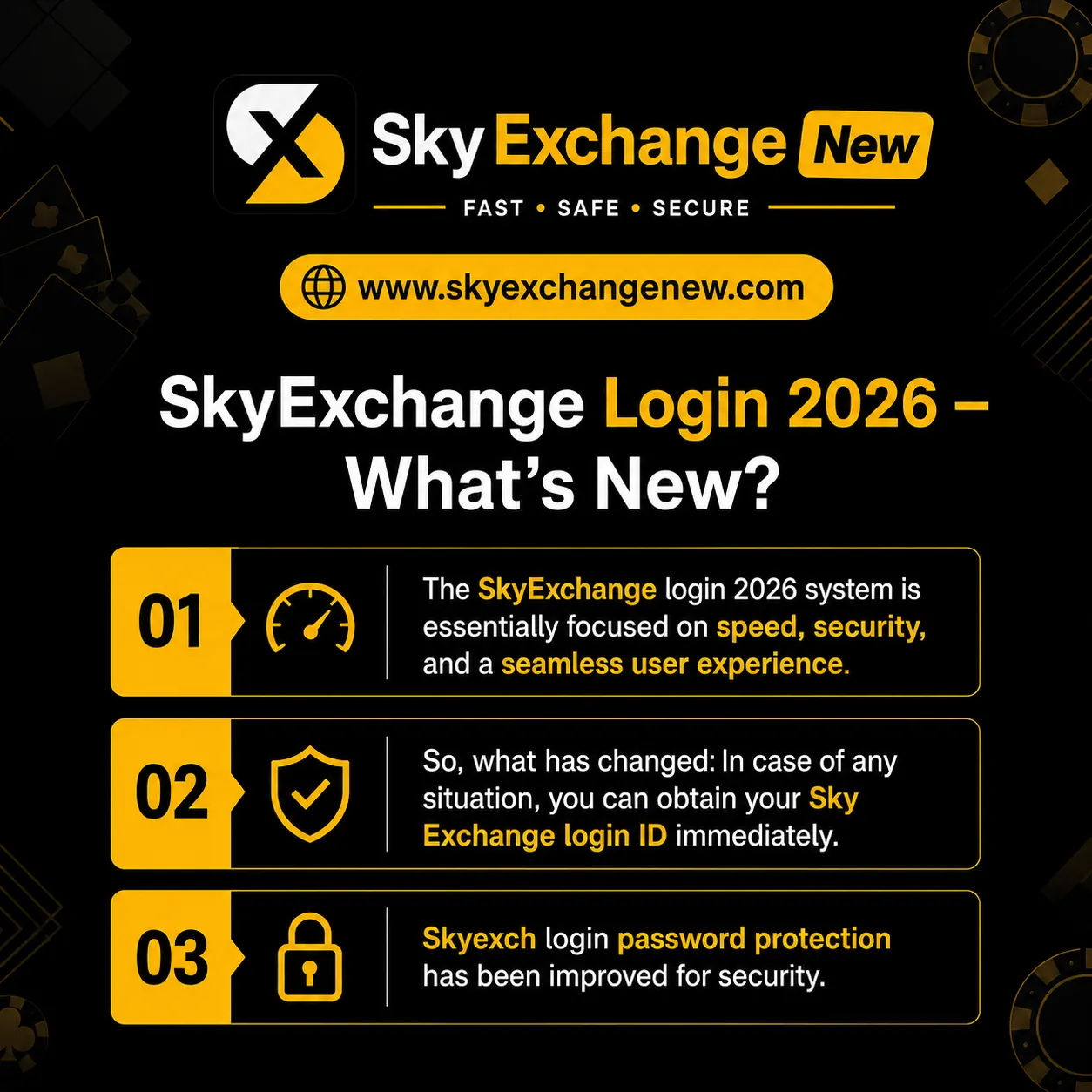 SkyExchange Login 2026 What's New