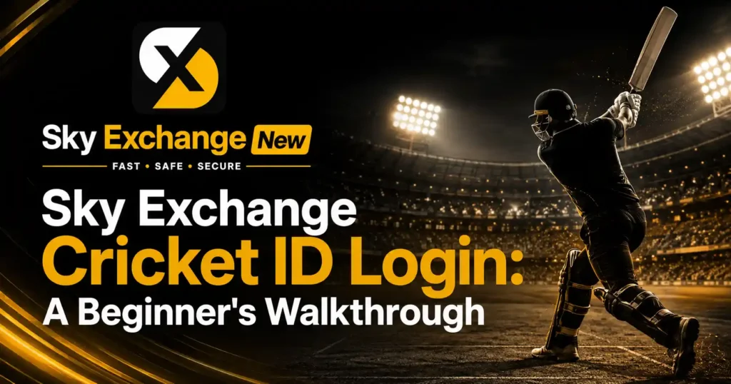 Sky Exchange Cricket ID Login: A Beginner’s Walkthrough